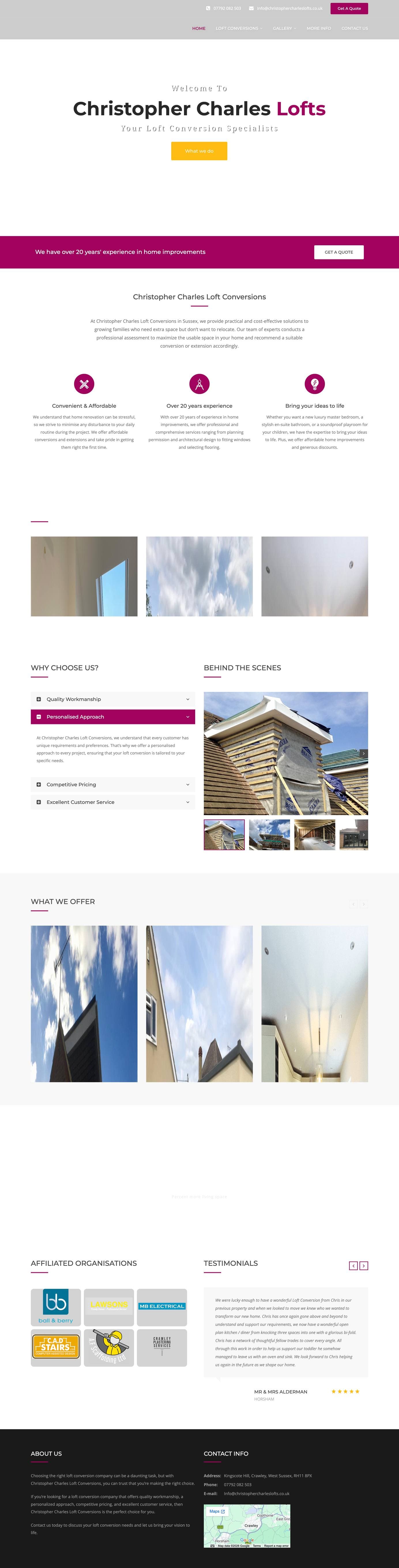 Christopher Charles Lofts’ old homepage